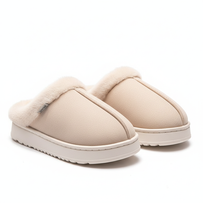 Fashion Women Fluffy Slippers for Autumn and Winter Indoor EVA Thick Sole Anti-Slip and Warm Unisex Slippers for Winter